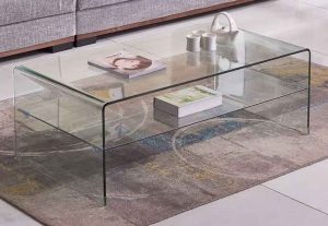 میز شیشه ای مغازه