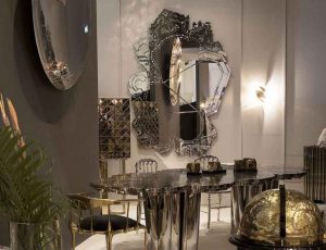 آینه سالن پذیرایی