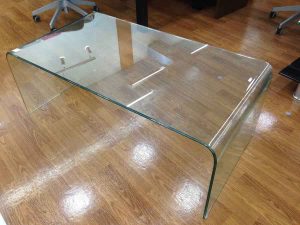 شیشه خم میز 