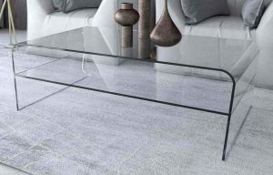 شیشه خم میز