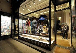 شیشه خم ویترین 