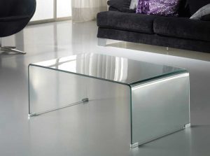 میز تلویزیون شیشه ای