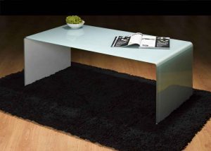 میز شیشه خم