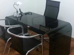 میز مدیریت شیشه ای