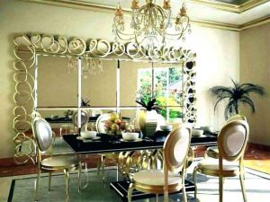 آینه طرح دار