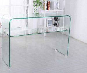 شیشه خم میز