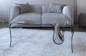 شیشه خم میز