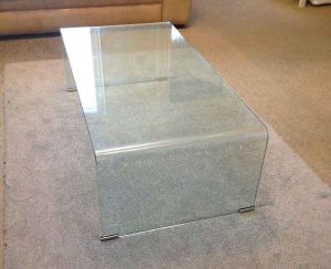 شیشه خم میز