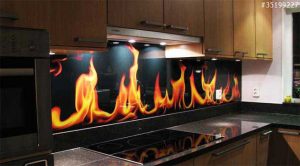 شیشه طرح دار