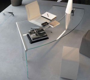 میز مدیریت شیشه ای