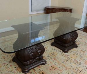 شیشه رومیزی سه پله