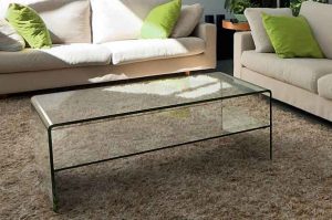 میز شیشه ای مغازه