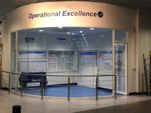 شیشه خم طرح دار