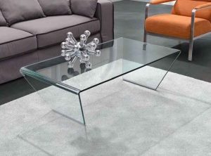 شیشه خم میز