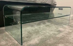 شیشه خم میز