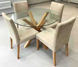 شیشه رومیزی گرد