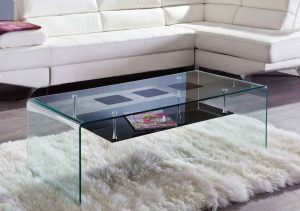 شیشه روی میز