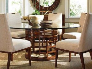 شیشه میز گرد