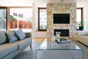 میز عسلی شیشه ای