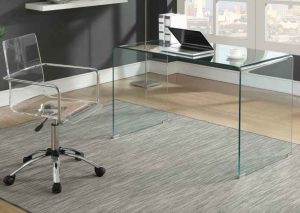 میز مدیریت شیشه ای