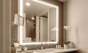 آینه چراغ دار