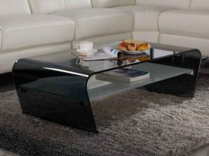 شیشه روی میز دودی