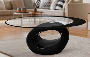 شیشه روی میز مبل