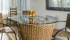 شیشه میز گرد