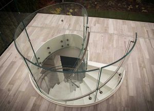 شیشه خم لمینت