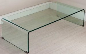 شیشه خم میز