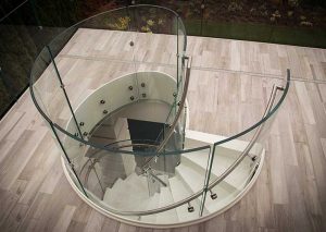 شیشه خم لمینت