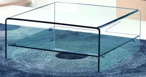 شیشه خم میز