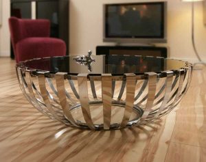 شیشه میز گرد