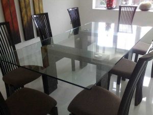قیمت شیشه میز ناهارخوری