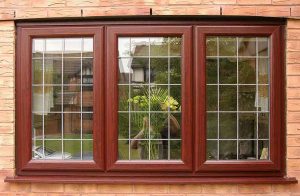 پنجره upvc طرح چوب