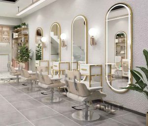 آینه آرایشگاه مردانه