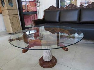 شیشه رومیزی گرد