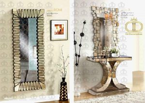 میز کنسول آینه ای