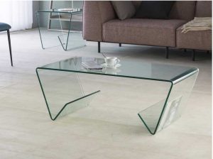 شیشه خم میز