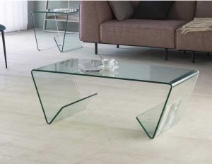 شیشه خم میز