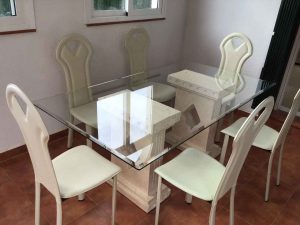 شیشه میز غذاخوری