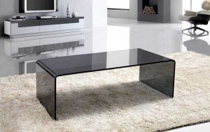 میز شیشه ای جلو مبلی