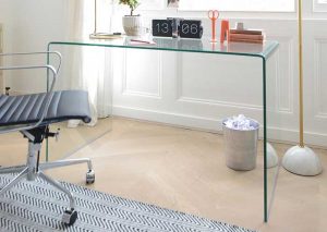 شیشه خم میز