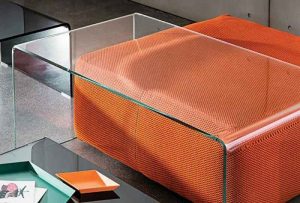 شیشه خم میز