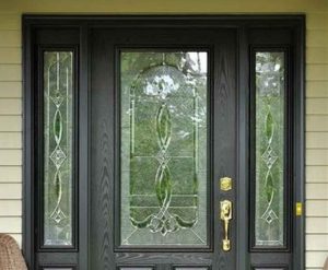 شیشه طرح دار