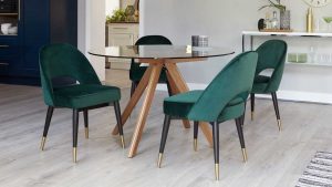 شیشه میز گرد