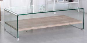 میز شیشه ای جلو مبلی