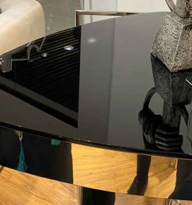 شیشه میز گرد