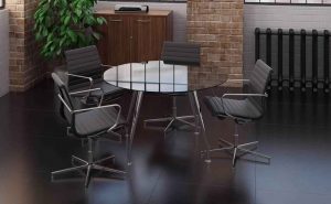 شیشه میز گرد