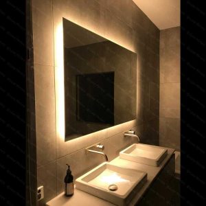 آینه روشویی چراغ دار